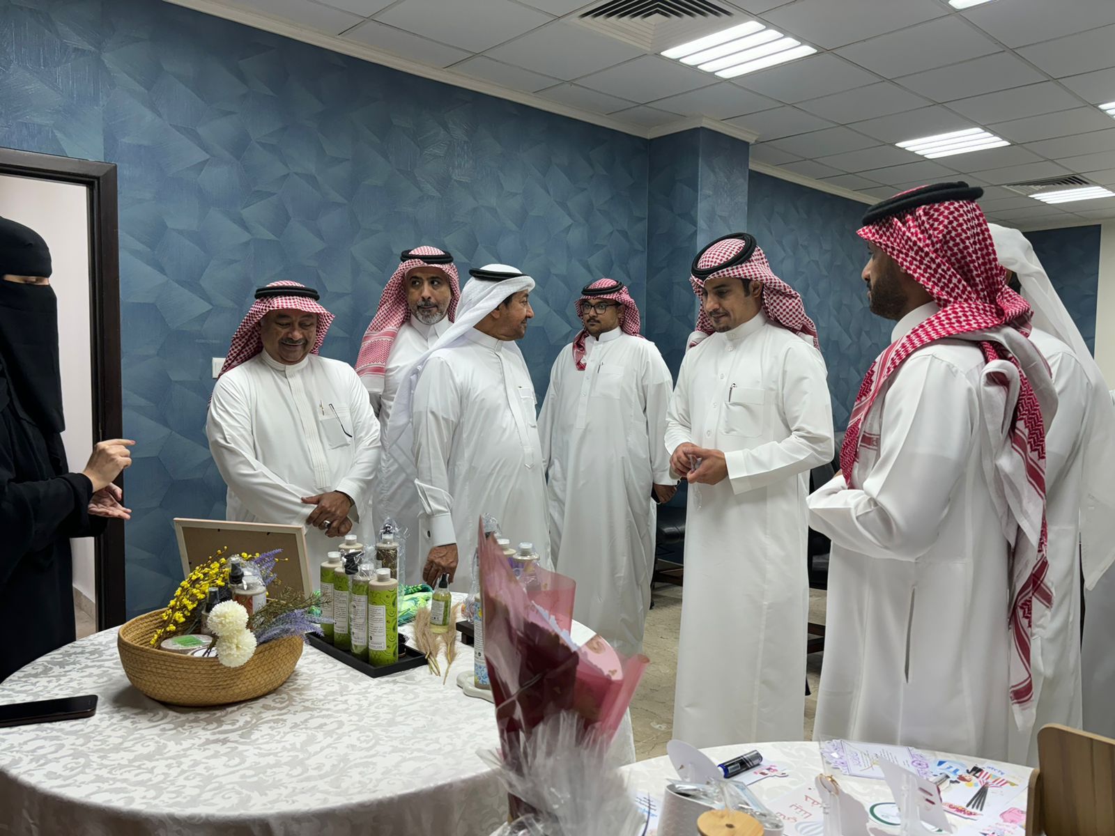 زيارة مدير عام الأسر المنتجة ببنك التنمية